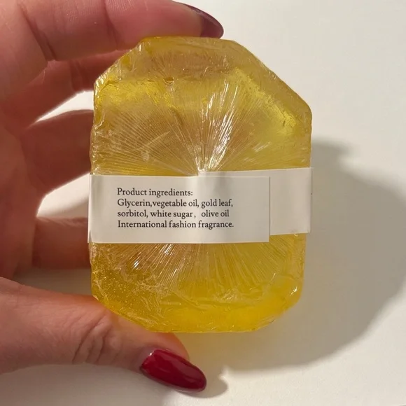 Handmade Diamond Soap - Yellow - Picture 3 of 3